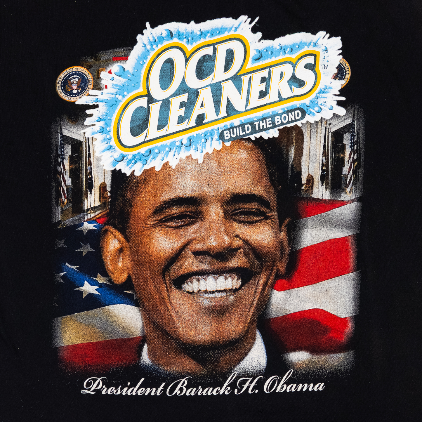 Upcycled Barack Obama T-Shirt