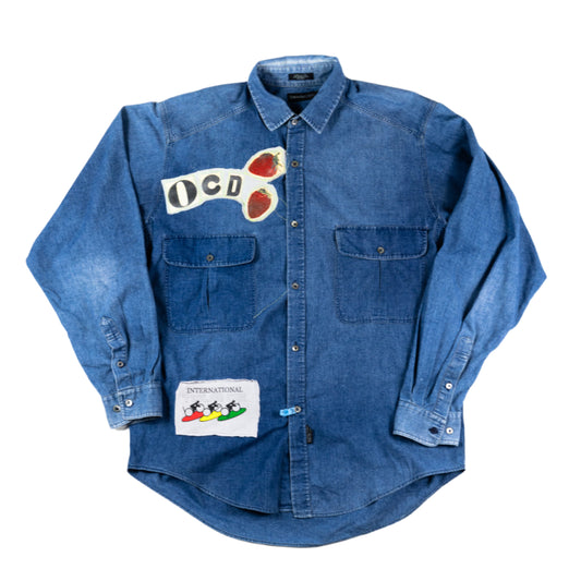 Upcycled L/S BD Denim Shirt