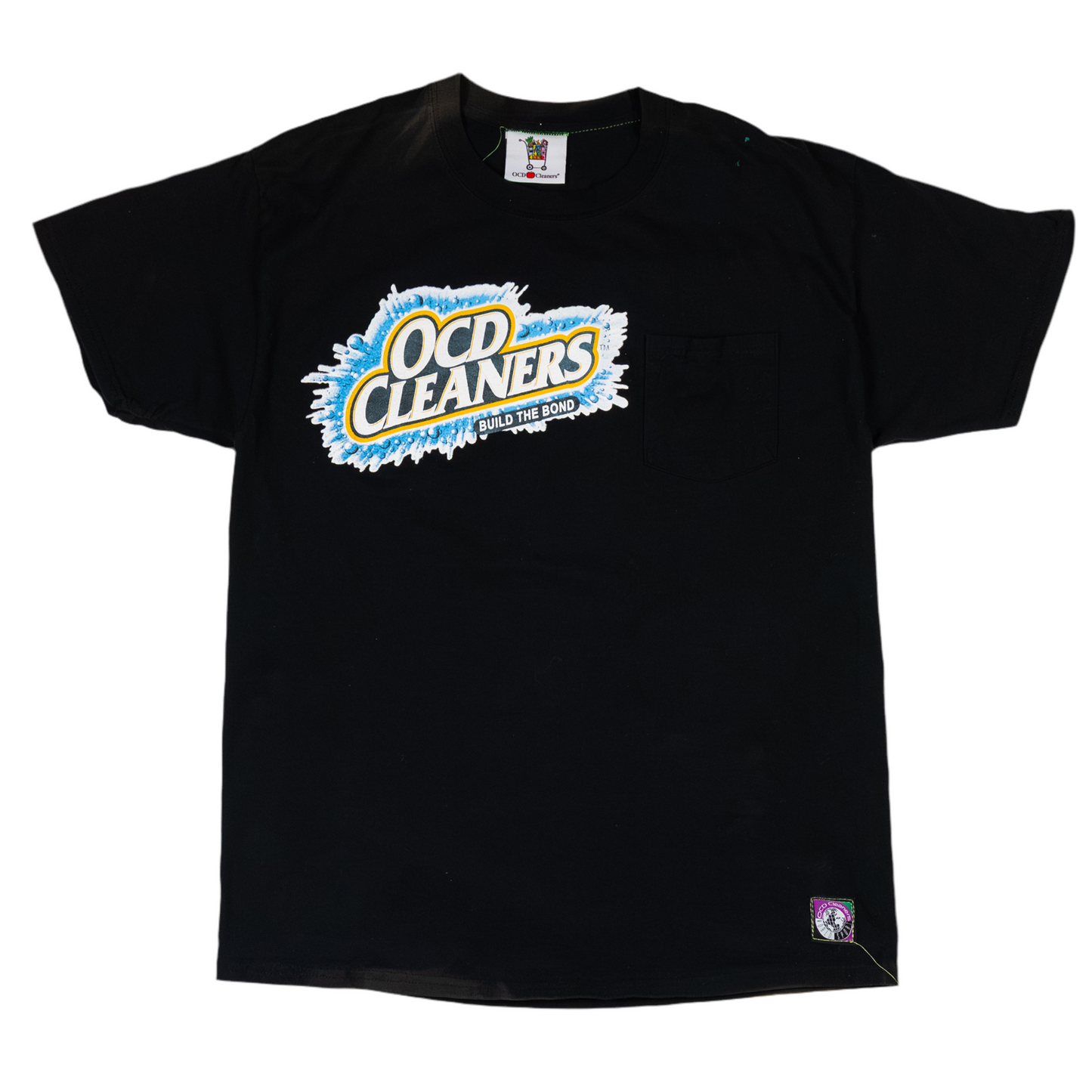 Upcycled Hanes Heavy Pocket T-Shirt