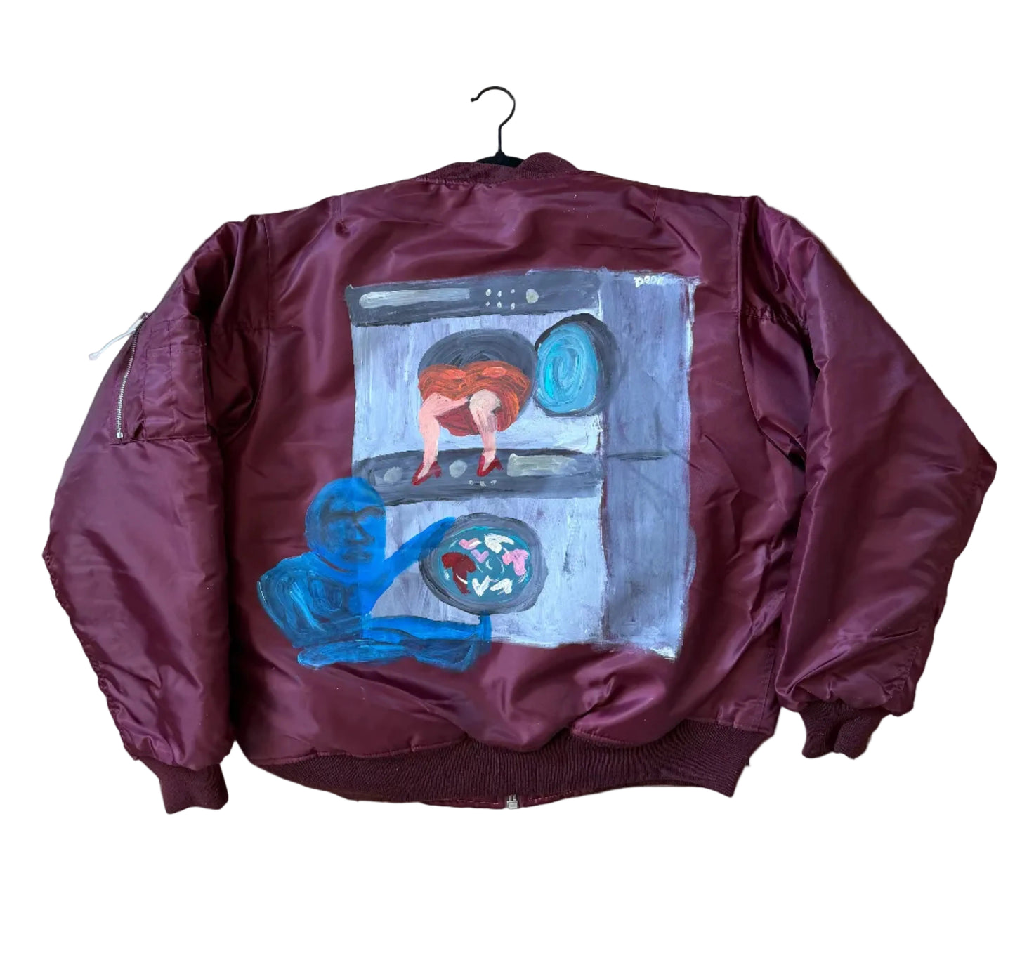 OCD Cleaners x Drok Painted Rotcho Bomber Jacket