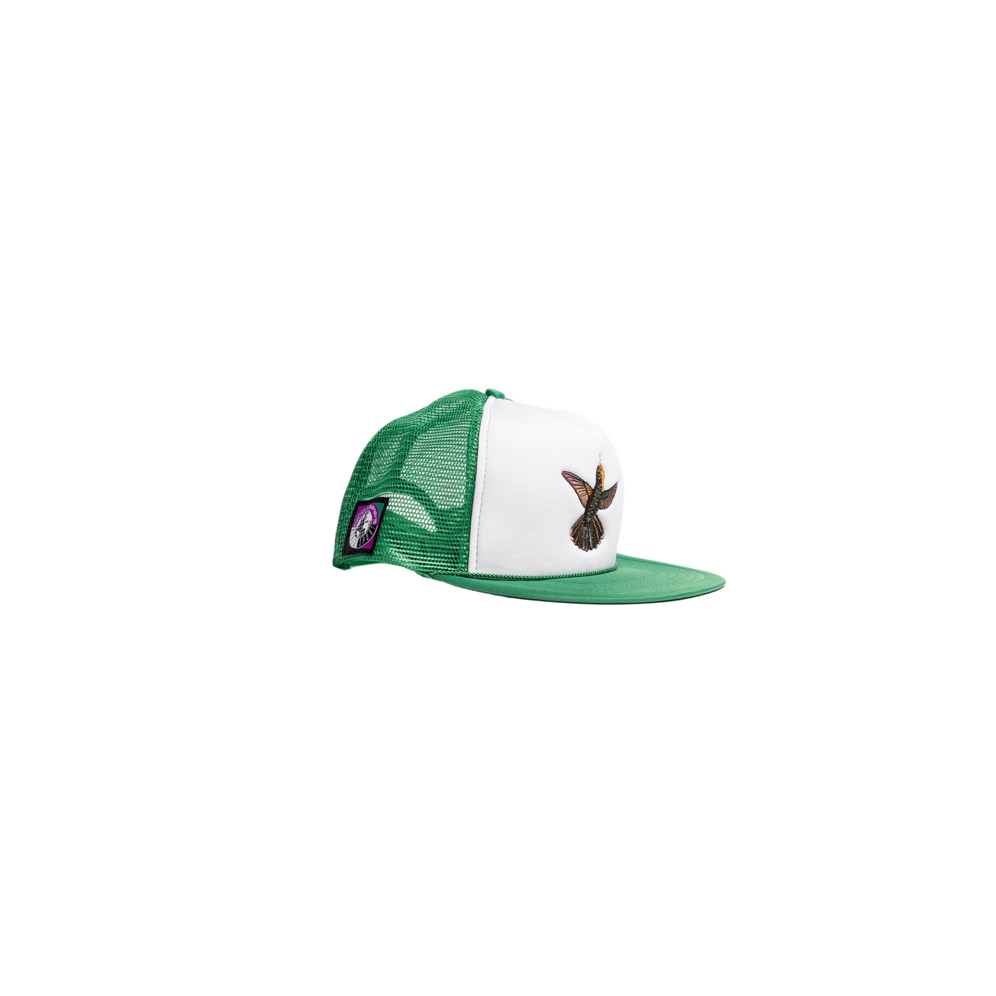 Vintage Upcycled Hummingbird Trucker Hat