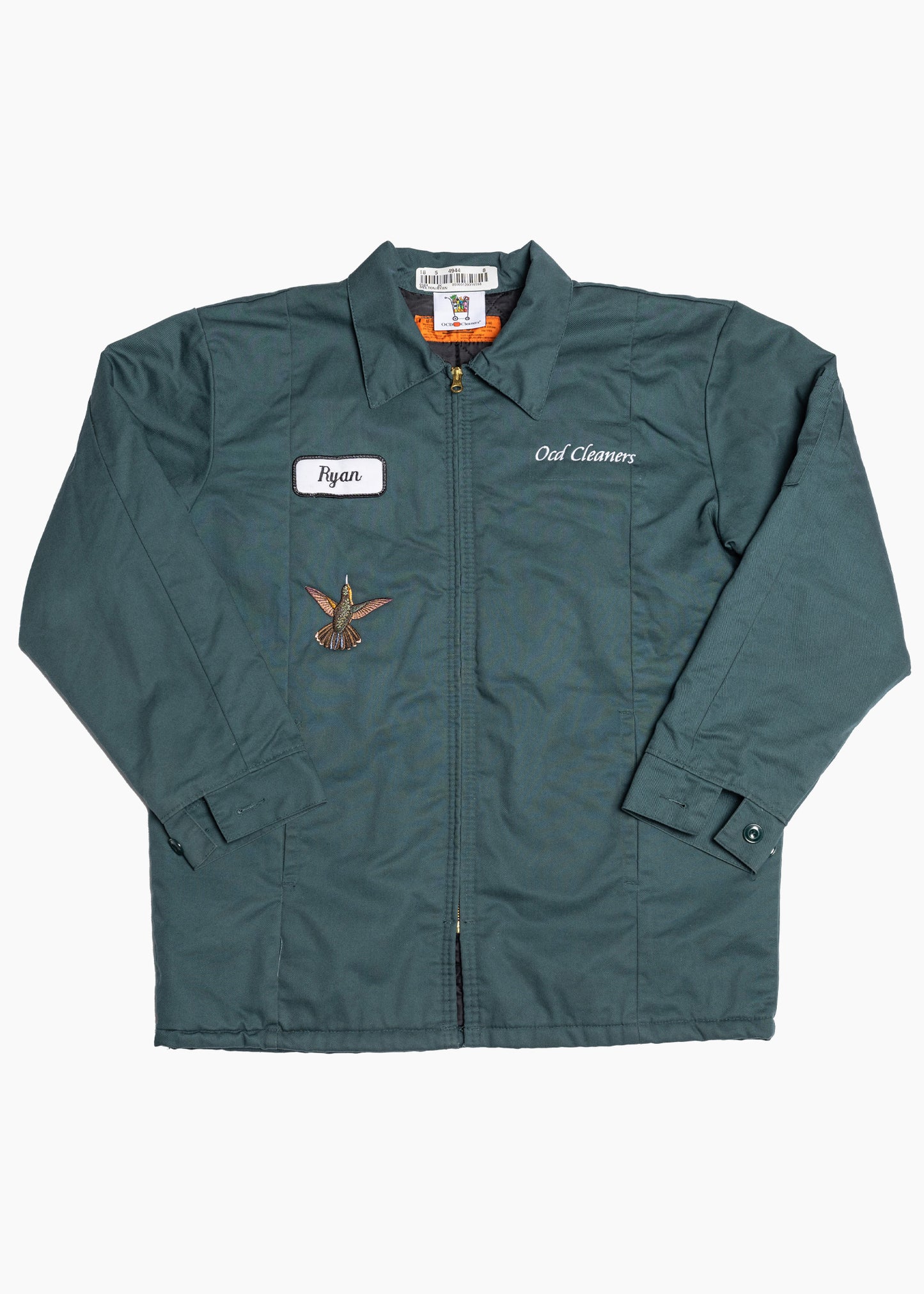 Reworked OCD Cleaners Hummingbird Mechanic Jacket