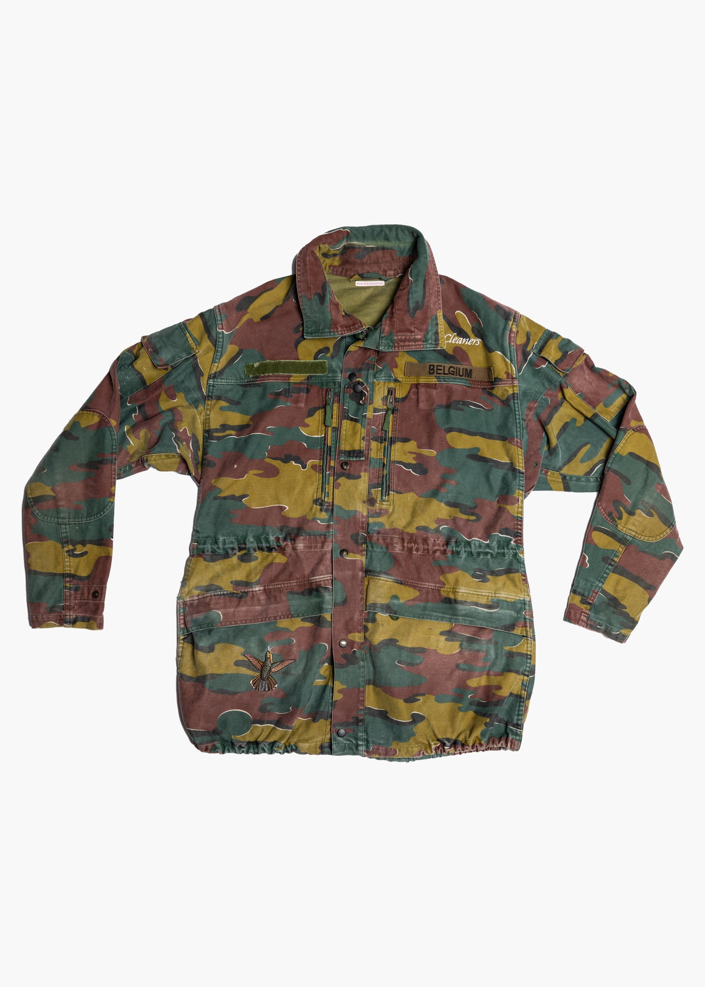 Reworked Vintage Belgium Camo Military Jacket