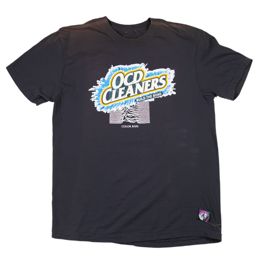 Upcycled Joy Division Color Bars T-Shirt