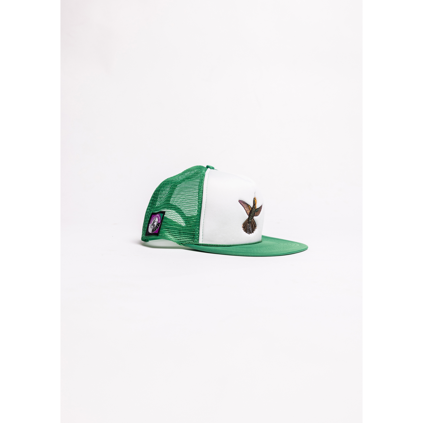 Vintage Upcycled Hummingbird Trucker Hat